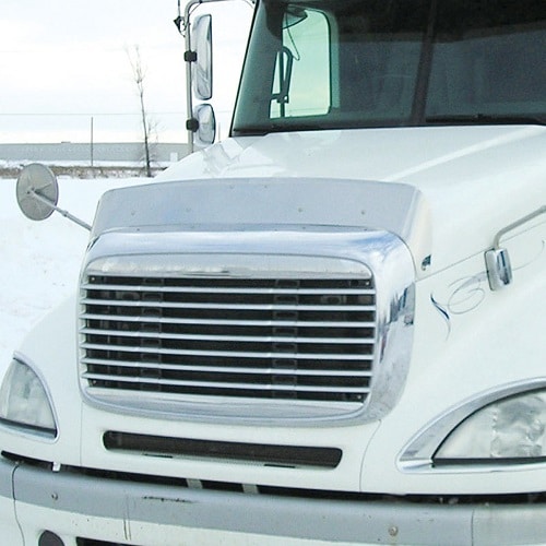 Freightliner Columbia Stainless Bugshield 75 Chrome Shop