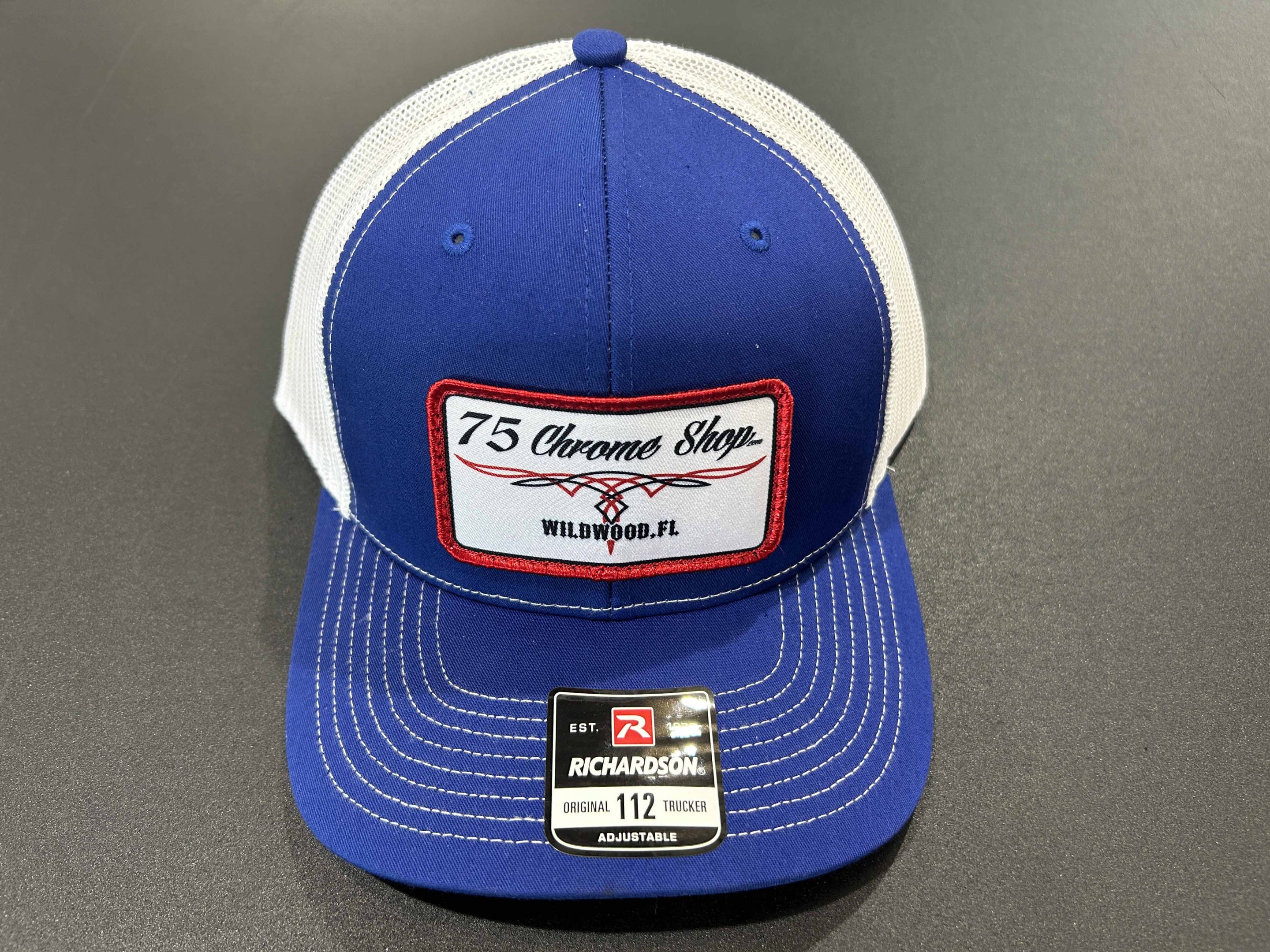 75 Chrome Shop Pinstripe Patch Hat » 75 Chrome Shop